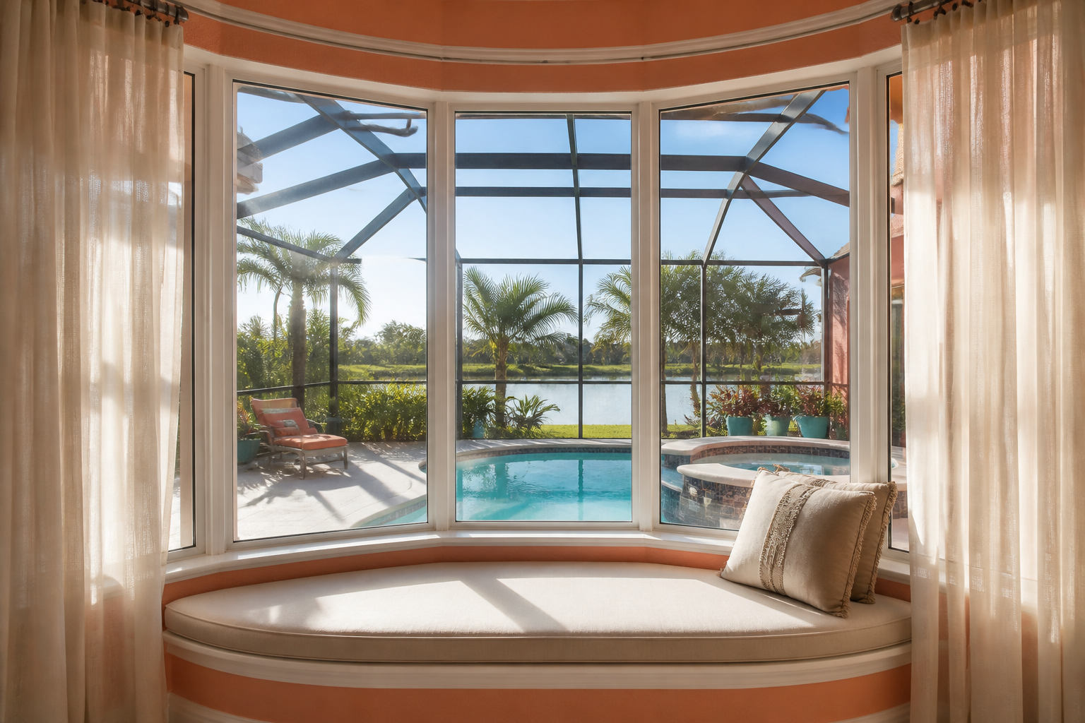 Bay & Bow Windows in Palm Beach, FL | TruePane Windows & Doors - detail 1