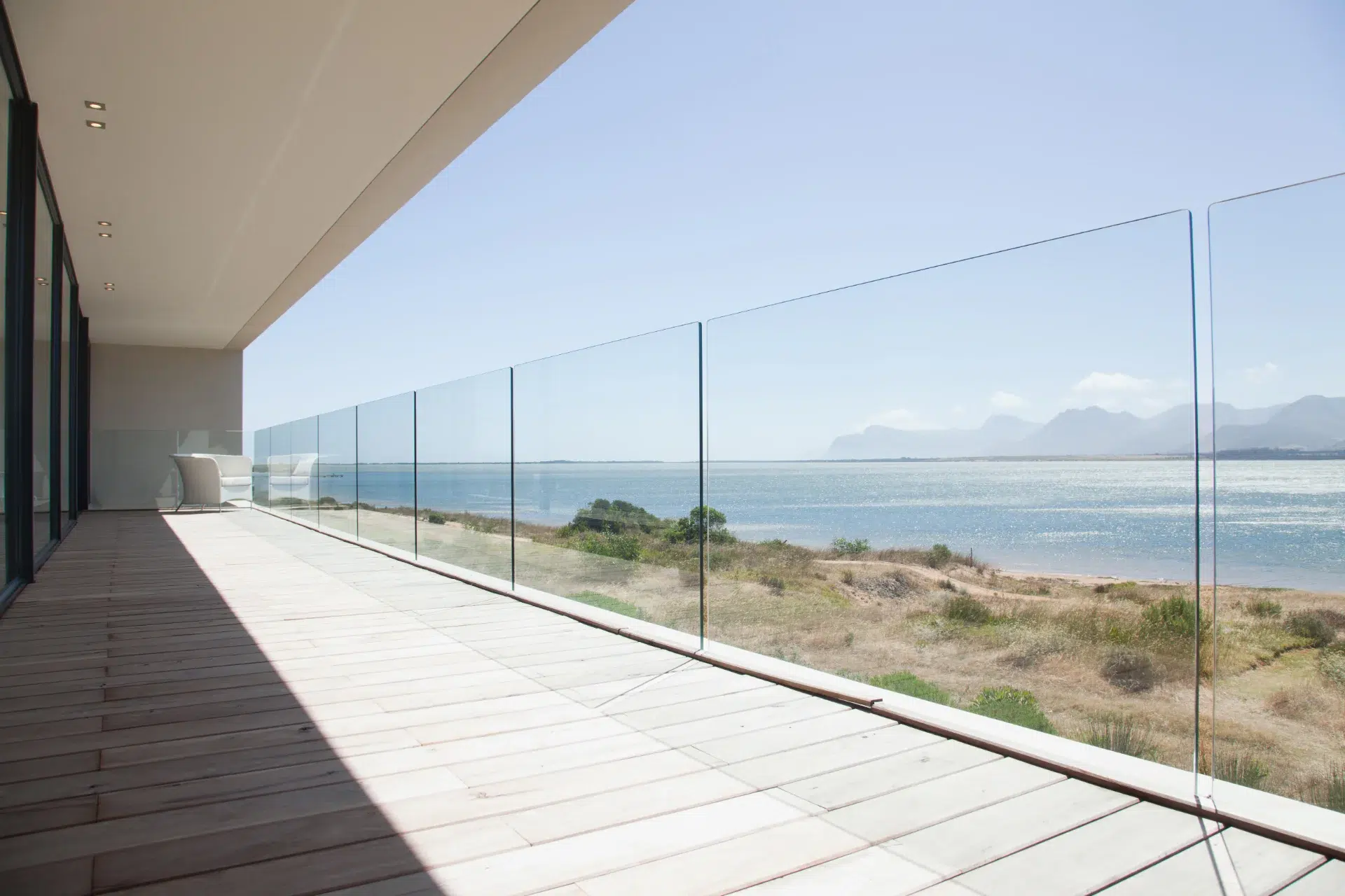 VLX 120 Glass Railing System in Palm Beach, FL | TruePane Windows & Doors - detail 1